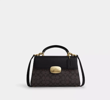 Сумка Coach Eliza Top Handle Bag In Signature Canvas