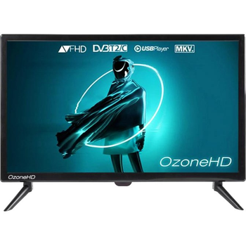 Телевізор 22" OzoneHD 24FN22T2 1920х1080 Частота: 60 Гц Яскравість: 150 кд/м2 Тюнер: Аналоговий (PAL SECAM NTSC) Цифровий (DVB-T2 DVB-C) Раз`є
