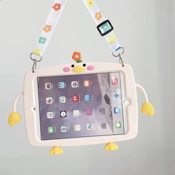 Чехол детский Silikon Power с подставкой и ремешком Уточка Apple iPad 11" 2025 (A16)