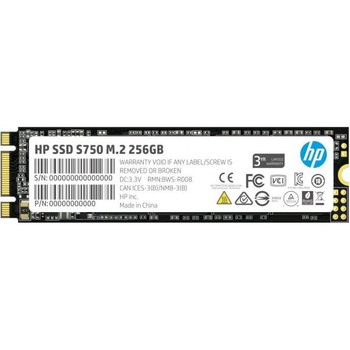 Накопичувач SSD HP SSD 256Gb S750 M.2 2280 SATA III 3D NAND, Retail (16L55AA#)