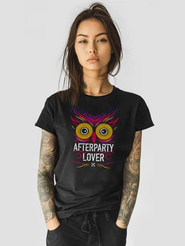 Футболка жіноча Dubhumans Afterparty Lover Чорний M (AL-TW-B-M)