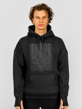 Худі чоловічий Dubhumans Ukrainian Wave Чорний XS-S (UW-H-B-XSS)