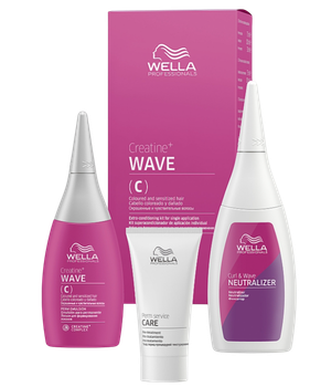 Набір засобів для завивки Wella Professionals Creatine+ Wave C для фарбованого та чутливого волосся (8005610438634)