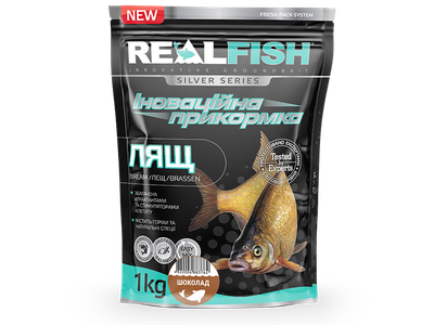 Прикормка Real Fish Лещ Шоколад 1кг
