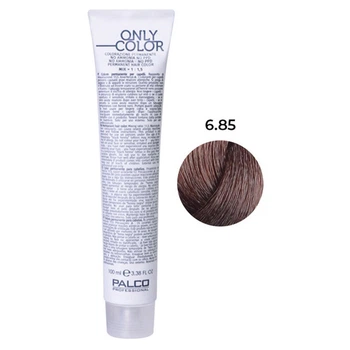 Профессиональная безаммиачная крем-краска для волос Palco Only Color 6.85 молочный шоколад 100мл