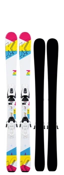 Лижі гірські дитячі (комплект) K2 LUV BUG 7.0+FDT JR 136см White/multicolor (10D0809.110.1+10D1018.110.1)