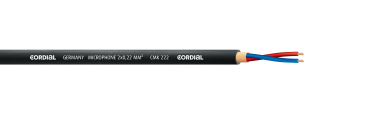 Мікрофонний кабель Cordial CMK 222 BLACK 100, на відріз