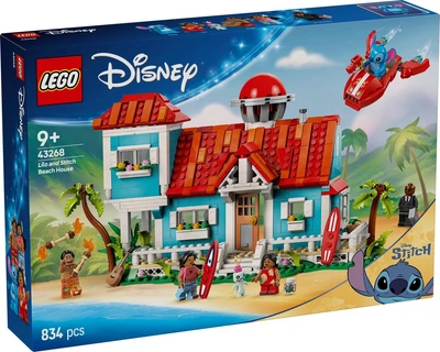 Конструктор Lego Disney Пляжный дом Лило и Стич 43268