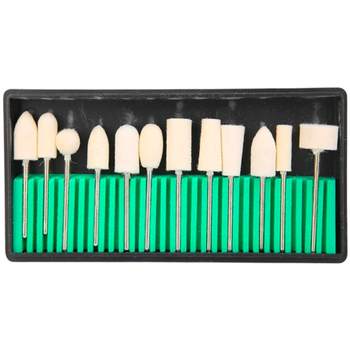 Войлочні насадки для гравера WorkMan Felt Set-12