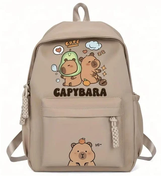Дитячий Рюкзак з Капібара Capybara Авокадо 42х30х15 см