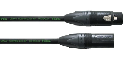 Мікрофонний кабель Cordial CRM 1,5 FM-Black