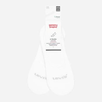 Набор мужских следов Levi`s Low Rise Tencel Org Co 701224677-004 43-46 2 пары White (8720245507677)