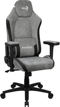 Кресло для геймеров Aerocool CROWN AeroSuede Stone Grey (AEROCROWN-STONE-GREY)