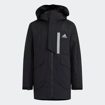Куртка Adidas Fur Hood Down Parka HR5232 black refl XS