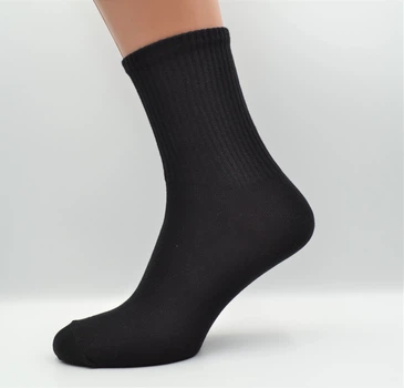 Шкарпетки універсальні демісезонні Super Socks 001.S000 однотонні 39-42р. Чорний