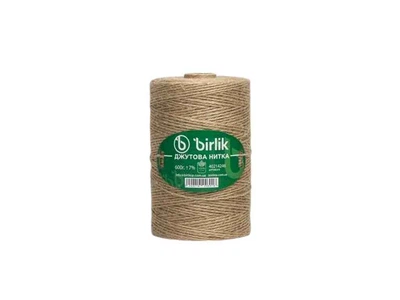 Джутова нитка BIRLIK 600г коричнева арт.015