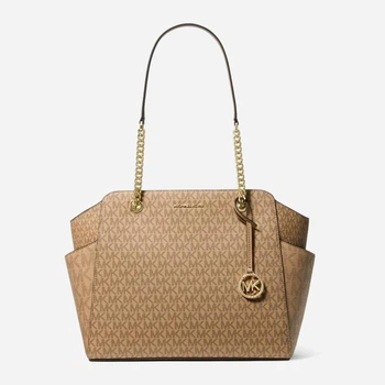 Сумка на пояс женская из искусственной кожи Michael Kors 978169842 Коричневая (1159808602)