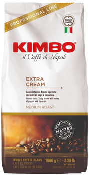 Кофе в зернах Kimbo Extra Cream 1 кг (8002200140014)