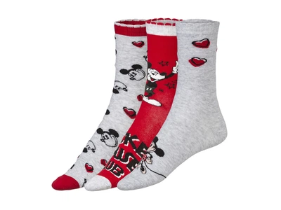 Носки набор 3 пары для женщины Disney Minnie Mouse 426445 35-38 Комбинированный