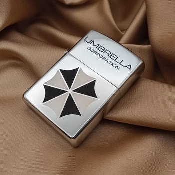 Бензиновая зажигалка LazerTAC металлическая с гравировкой "UMBRELLA CORPORATION" (53201)