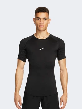 Koszulka sportowa męska Nike M Np Df Tight Top Ss FB7932-010 2XL Czarna (196608740209)