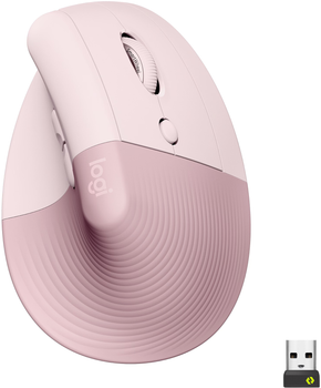 Мышь Logitech Lift Vertical Ergonomic Wireless/Bluetooth Rose (910-006478)