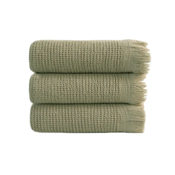 Набор полотенец Lotus Home Rius olive оливковый 30*50 (3 шт.) (svt-2000022339865)