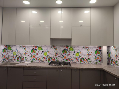 Панели на кухонный фартук ПЭТ с фруктами, с двухсторонним скотчем 62 х 305 см, 1,2 мм (ПЭТ-s_ab0001-5)