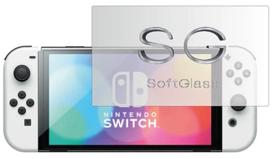 Пленка на экран Nintendo Switch OLED полиуретановая SoftGlass
