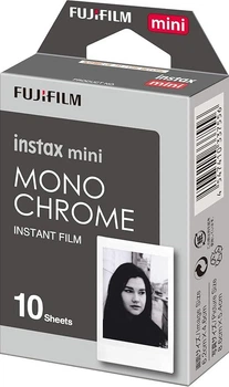 Фотопапір Fujifilm Instax Mini Monochrome 10 аркушів (54 x 86мм 1 картридж з 10 знімками/кадрами) для камери Instax Mini 12, 11, Evo, 40, 90, 99, 9, LiPlay та принтерів SP-1, SP-2, Mini Link, Link2, Link3 Чорно-біла плівка