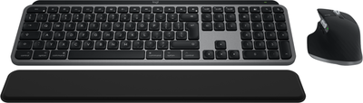Комплект беспроводной Logitech MX Keys S Combo для MAC Space Grey (920-012845)
