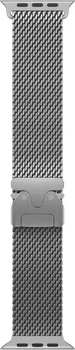 Браслет Drobak Milanese Loop Natural Titanium для Apple Watch Ultra 38/40/41 | 10/11Series 42mm Silver (818177)