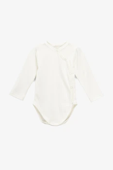 Боди на запах для малышей Baby Life P-907 80 см Молочный