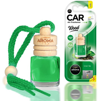 Ароматизатор Aroma Car Wood Зелений чай 6 мл (5908241631197)