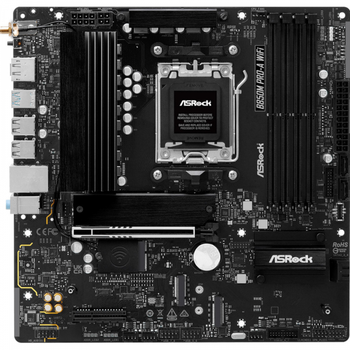 Mатеринская плата ASRock b850m pro-a wifi (sAM5, amd b850, ddr5)