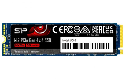 SSD накопитель Silicon Power ud85 500Gb pci-e 4.0 x4 m.2 2280 3d tlc (sp500gbp44ud8505)