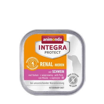 Корм ветеринарний вологий Integra Protect Renal with Pork моно свинина для собак при хворобах нирок 150г арт. 86534IPR 4017721865340
