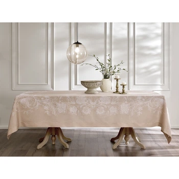 Скатертина Tivolyo Home Trellis, 160х260 бежева