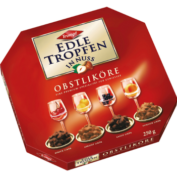 Конфеты Trumpf Edle Tropfen in Nuss Obstliköre 250 г