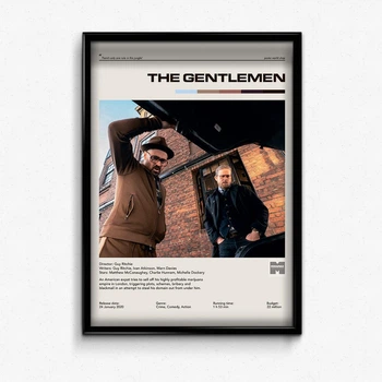 Постер в рамке the gentlemen А2