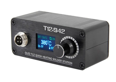 Паяльна станція QUICKO T12-942 MINI OLED на жалах Hakko T12-907 (287736)