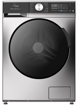 Пральна машинка з сушкою вузька Luxor Wäschetrockner 5947 Max 8 eng Silver Titan EU Titan + 1400 обертів, сірий