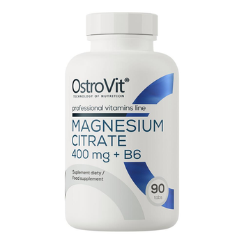 Витамины и минералы OstroVit Magnesium Citrate 400 mg + B6 90 таблеток