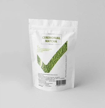 Чай матча Ceremonial My healthy product AUGUST зеленая 100г