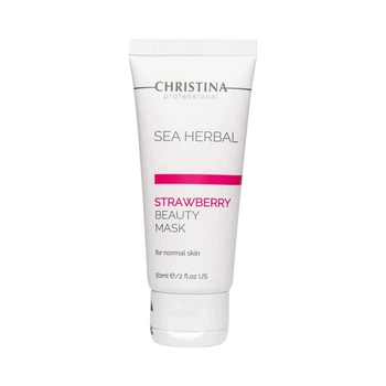 Полунична маска Christina Sea Herbal Beauty Mask Strawberry для нормальної шкіри 60 мл