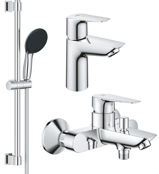 Комплект змішувачів для ванної кімнати Grohe QuickFix Start Edge ColdStart (UA202501SE)