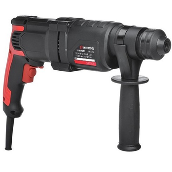 Перфоратор прямой Intertool 1000 Вт SDS-Plus реверс регулировка оборотов кабель 4 м с бурами в кейсе (000065797)