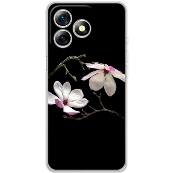 Силиконовый чехол BoxFace Ulefone Note 18 Pro Ночные Магнолии (65171-up1006)