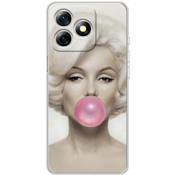 Силиконовый чехол BoxFace Ulefone Note 18 Pro Marilyn Monroe Bubble Gum (65171-up572)