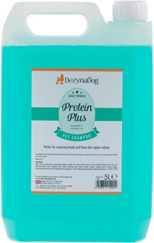 Шампунь Dezynadog Protein Plus High Volume для стрижених порід для зміцнення і об'єму неслухняної шерсті для підготовки до виставок 5 л (5052372014944)